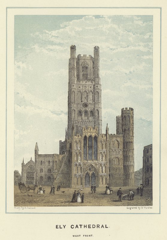 Cattedrale di Ely, facciata ovest da English School