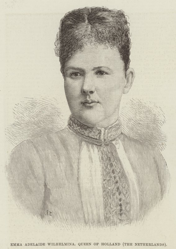Emma Adelaide Wilhelmina, Regina d