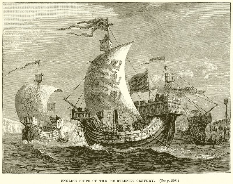 Navi inglesi del XIV secolo da English School
