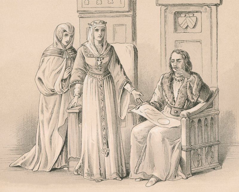 Entusiasmo della Regina Isabella per i piani di Colombo da English School