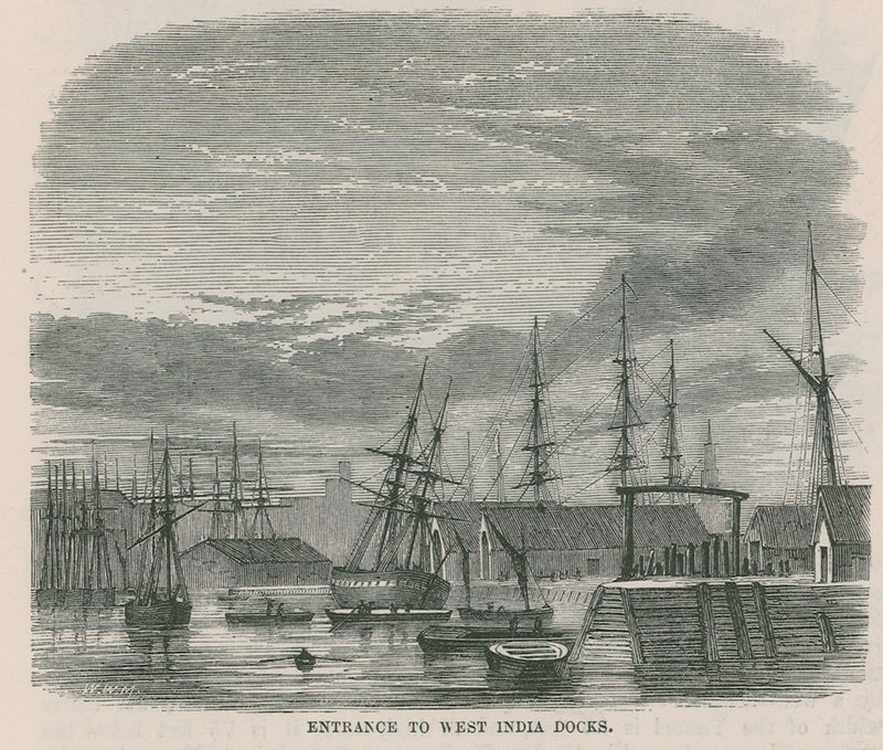 Ingresso ai West India Docks da English School
