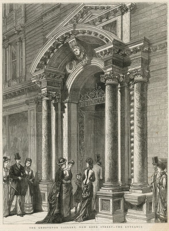 Ingresso alla Grosvenor Gallery da English School