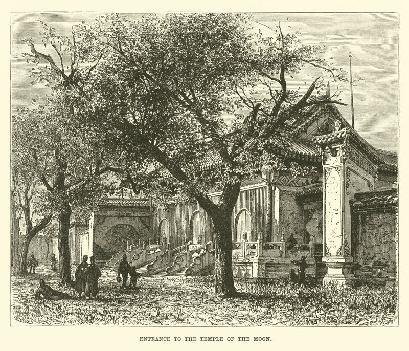 Ingresso al Tempio della Luna da English School