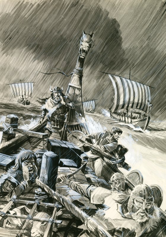 Il viaggio di Erik il Rosso nel 986 d.C. da English School