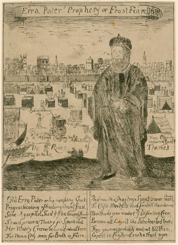 Profezia di Erra Pater sulla Frost Fair del 1685 da English School