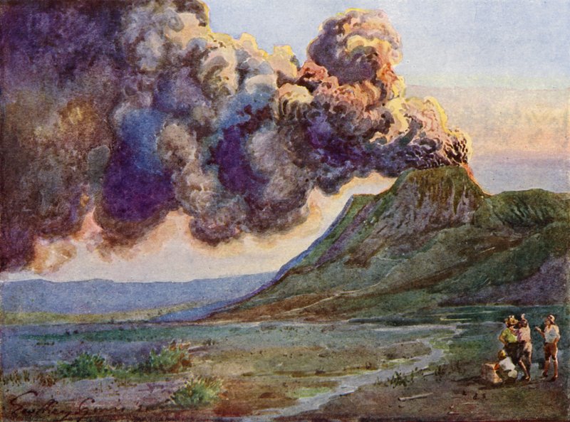 Eruzione del Monte Bromo, Giava, Indonesia da English School