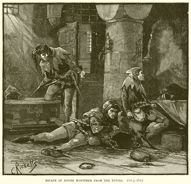 Fuga di Roger Mortimer dalla Torre da English School