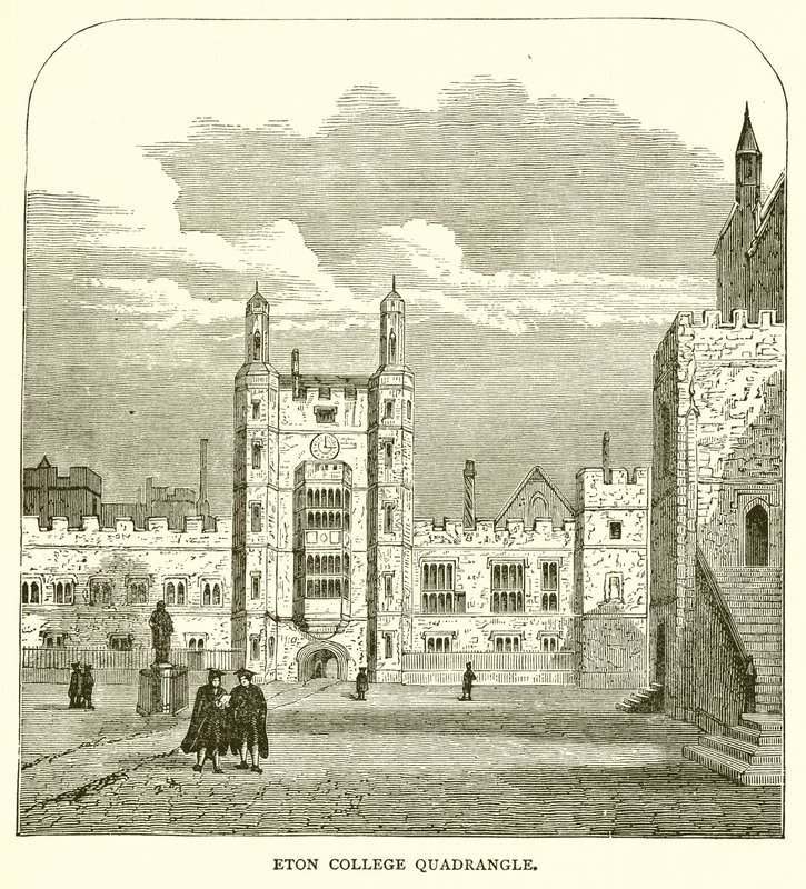 Cortile di Eton College da English School