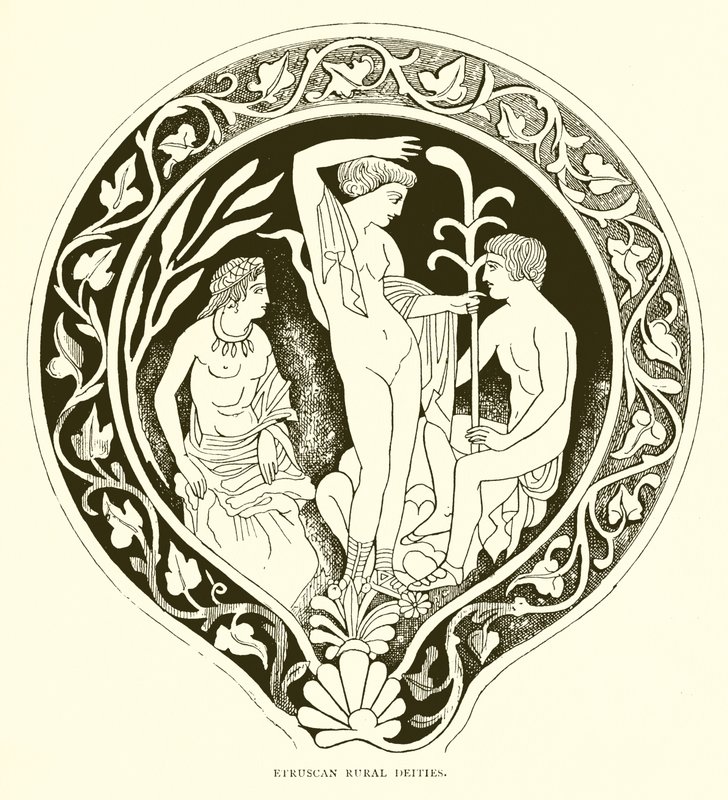 Divinità rurali etrusche da English School