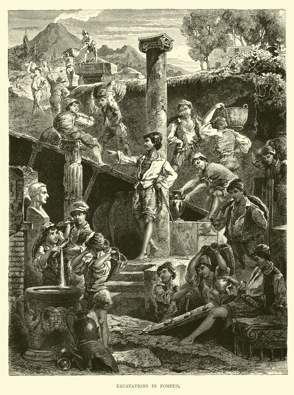 Scavi a Pompei da English School