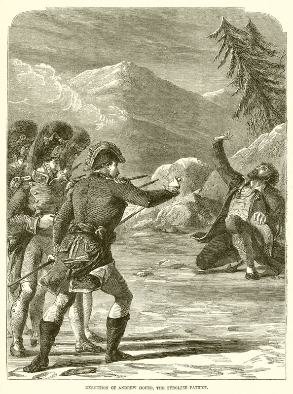 Esecuzione di Andreas Hofer, Il Patriota Tirolese da English School