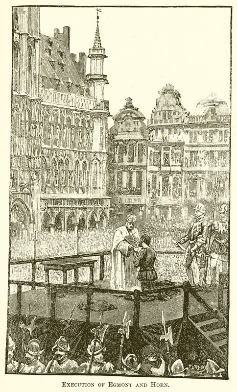 Esecuzione di Egmont e Horn da English School