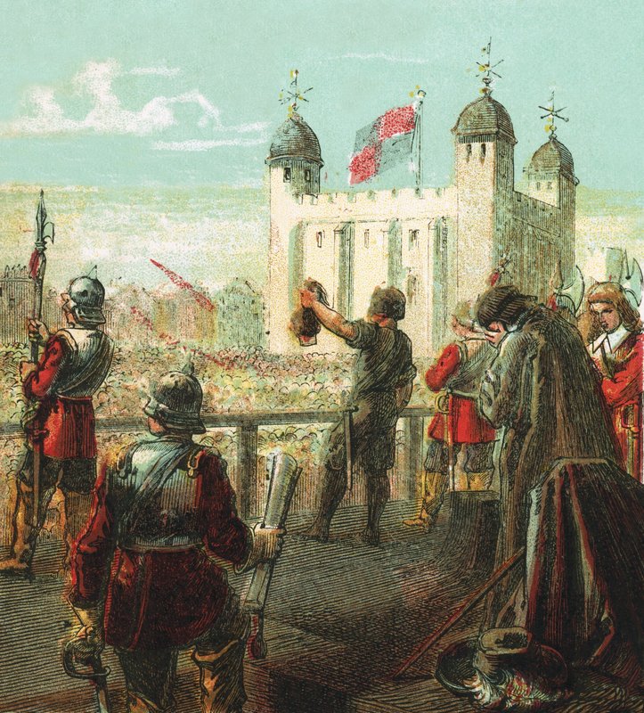 Esecuzione di Lord Strafford da English School