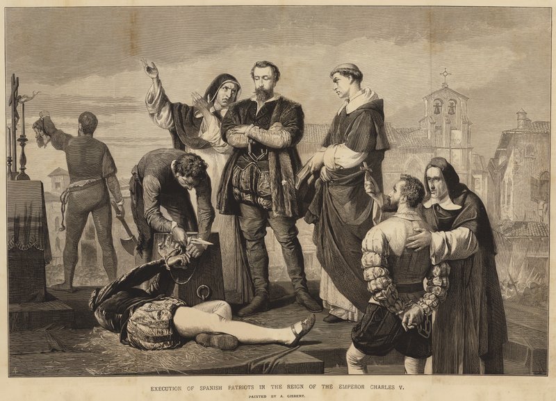 Esecuzione dei patrioti spagnoli durante il regno dell