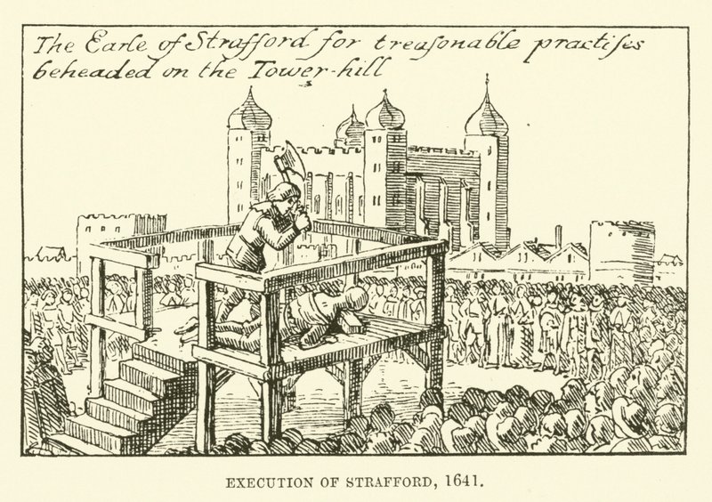 Esecuzione di Strafford da English School