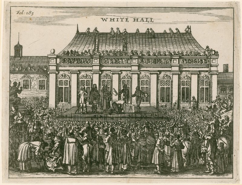 Esecuzione di re Carlo I a Whitehall da English School