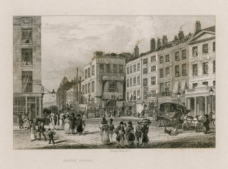 Exeter Change. Royal Menagerie da English School
