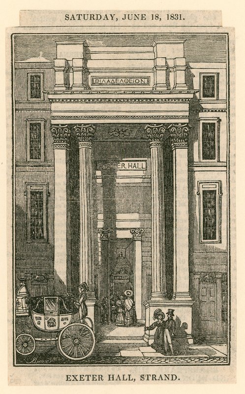 Exeter Hall, Strand, Londra da English School