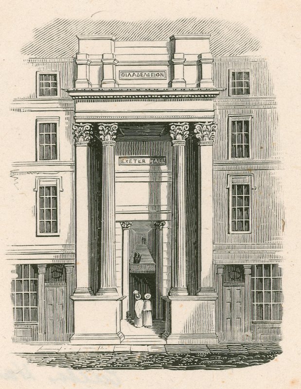 Exeter Hall, Strand, Londra da English School