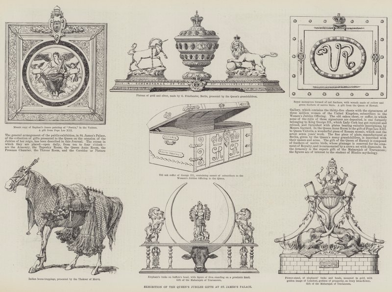 Esposizione dei Doni del Giubileo della Regina a St James