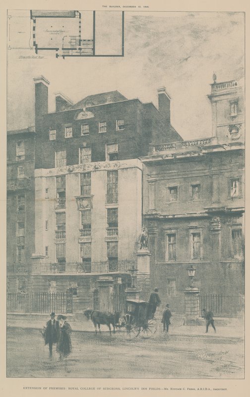 Estensione dei locali del Royal College of Surgeons, Lincolns Inn Fields da English School