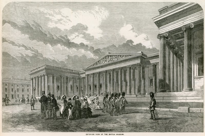 Esterno del British Museum da English School