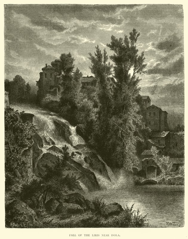 Cascata del Liri vicino a Isola da English School
