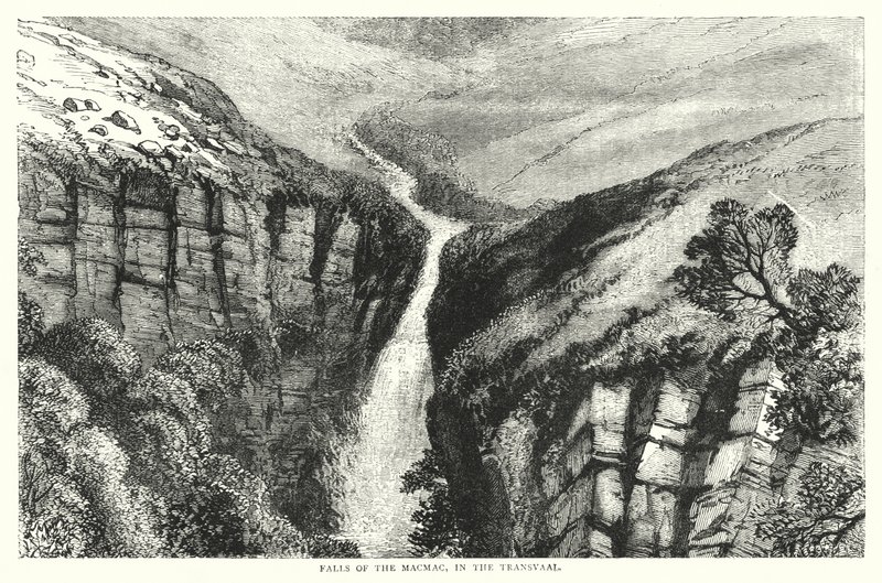 Cascate del Macmac, nel Transvaal da English School