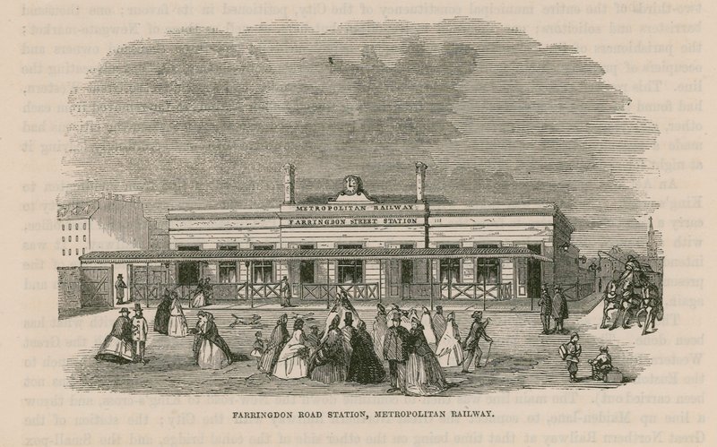 Stazione di Farringdon Road sulla Metropolitana da English School