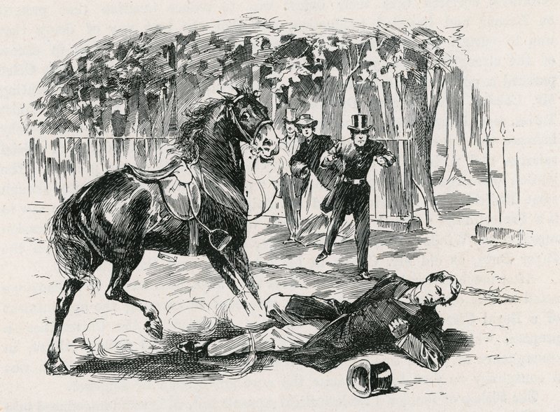 Incidente fatale a Sir Robert Peel, Constitution Hill da English School