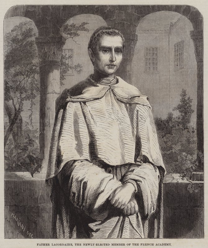 Padre Lacordaire, il nuovo membro eletto dell