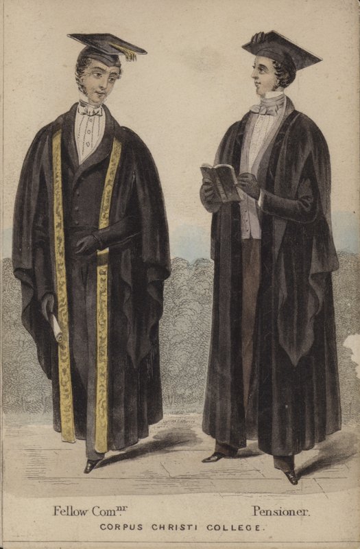 Fellow Commoner, Pensionato, Corpus Christi College da English School