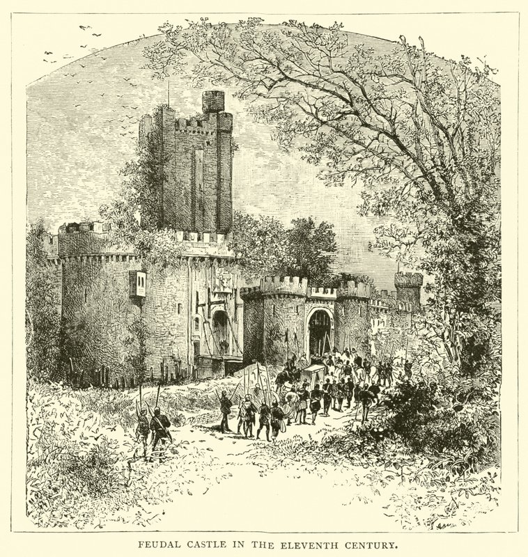 Castello feudale nell