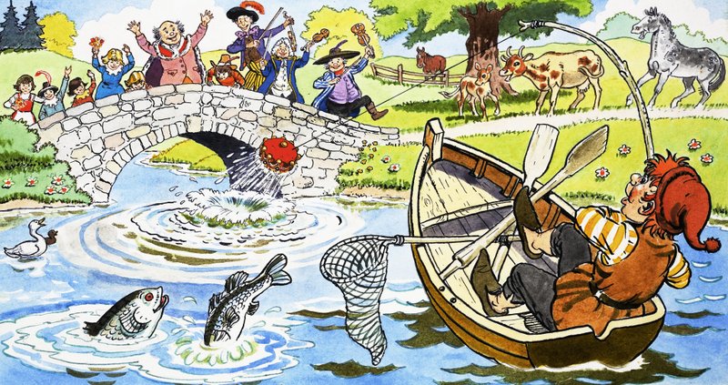 Pesca per il cappello del sindaco da English School