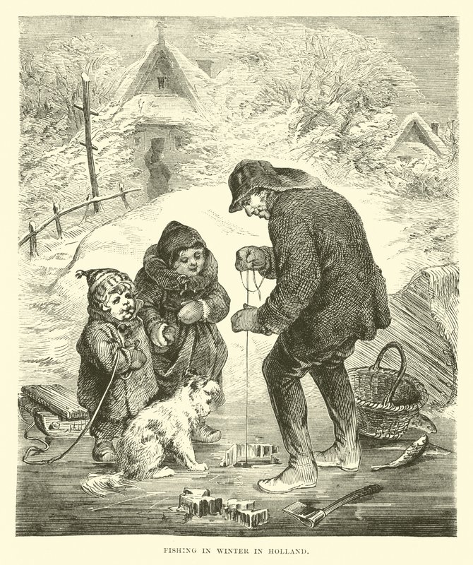 Pesca in inverno in Olanda da English School