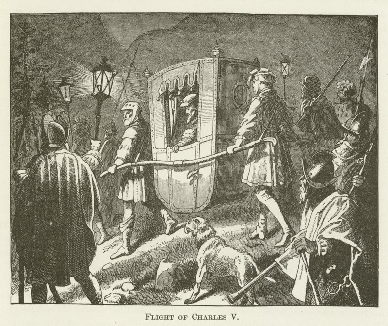 La fuga di Carlo V da English School