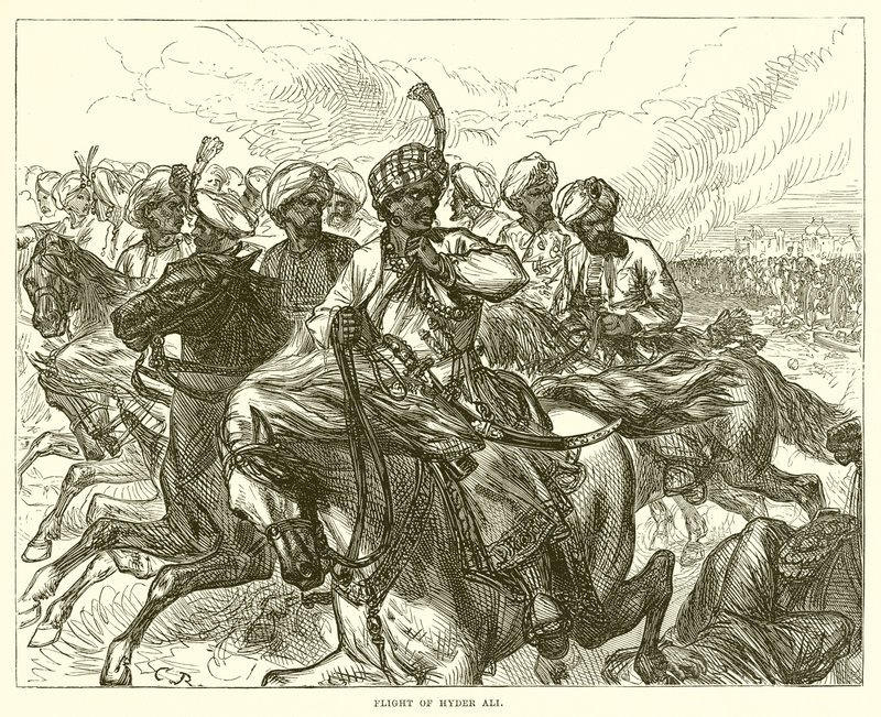 Fuga di Hyder Ali da English School