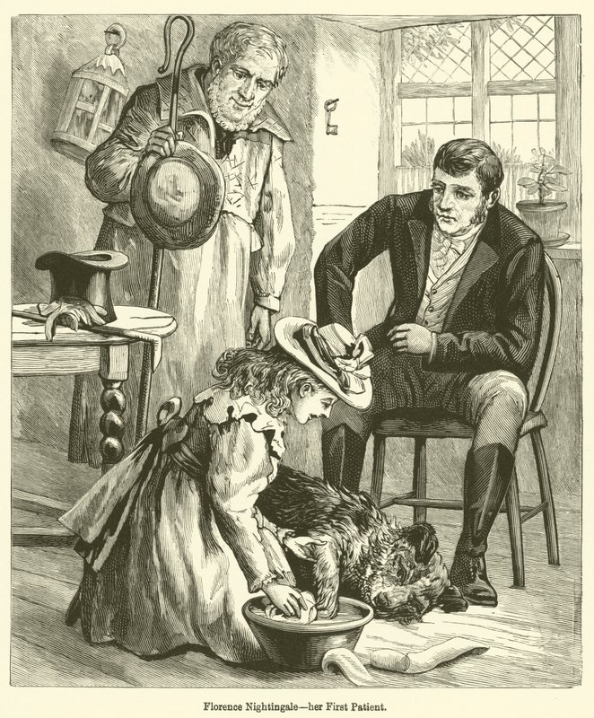 Florence Nightingale, il suo primo paziente da English School