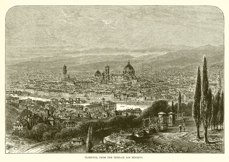 Firenze dalla terrazza di San Miniato da English School