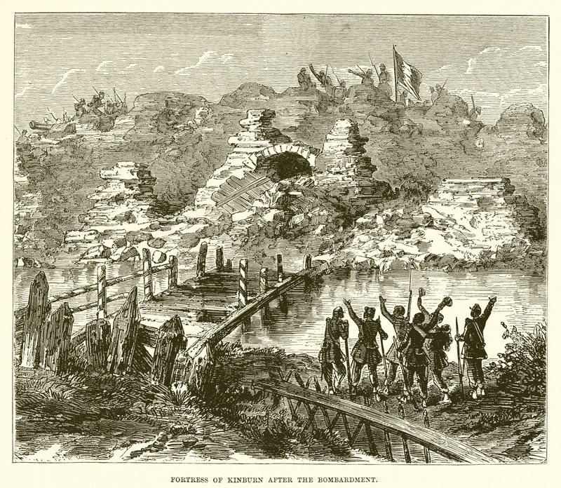 Fortezza di Kinburn dopo il bombardamento da English School
