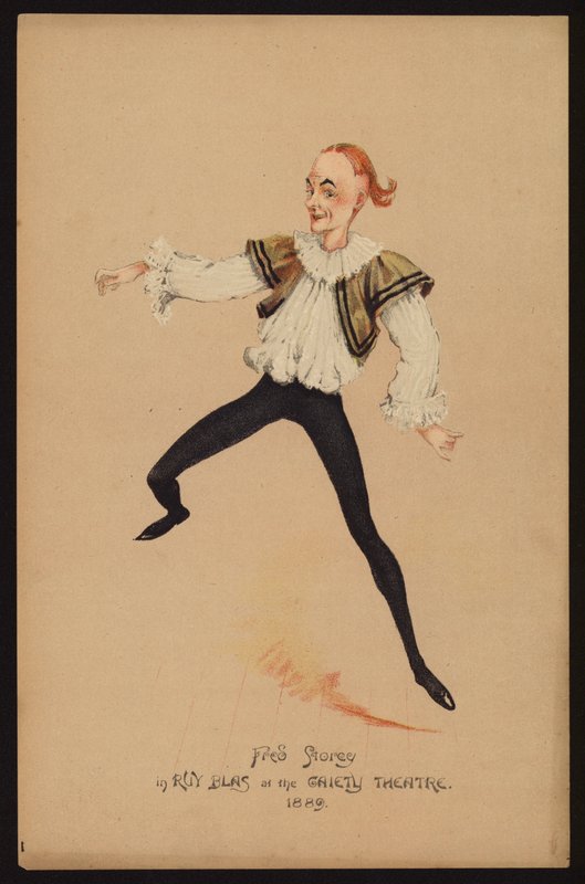 Fred Storey, attore e ballerino inglese da English School