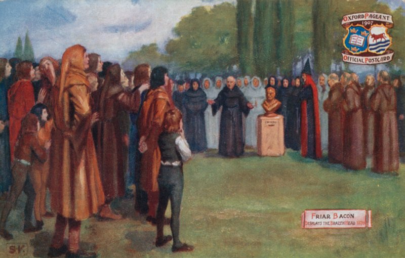 Frate Bacon mostra la Testa di Bronzo, 1270 da English School