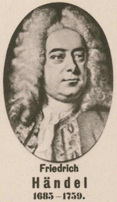 Georg Friedrich Händel (incisione) da English School