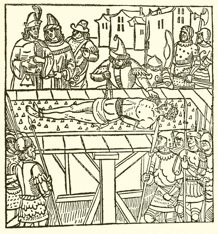 Da La caduta dei principi di Lydgate, 1494 da English School