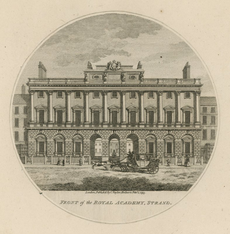 Fronte della Royal Academy, Strand da English School