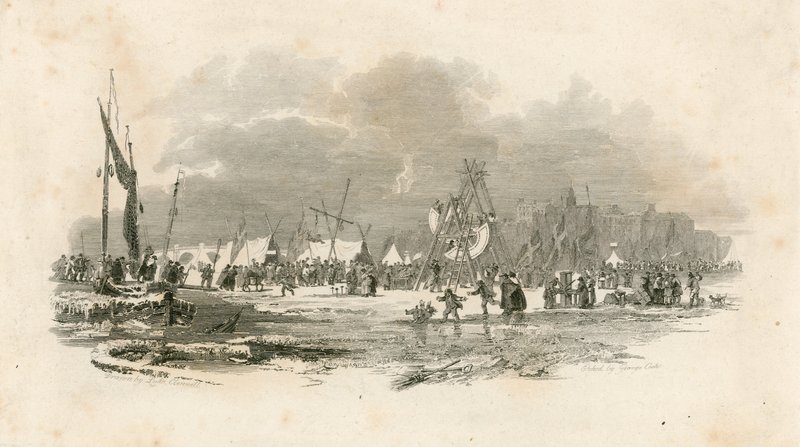 Frost Fair del 1814 da English School