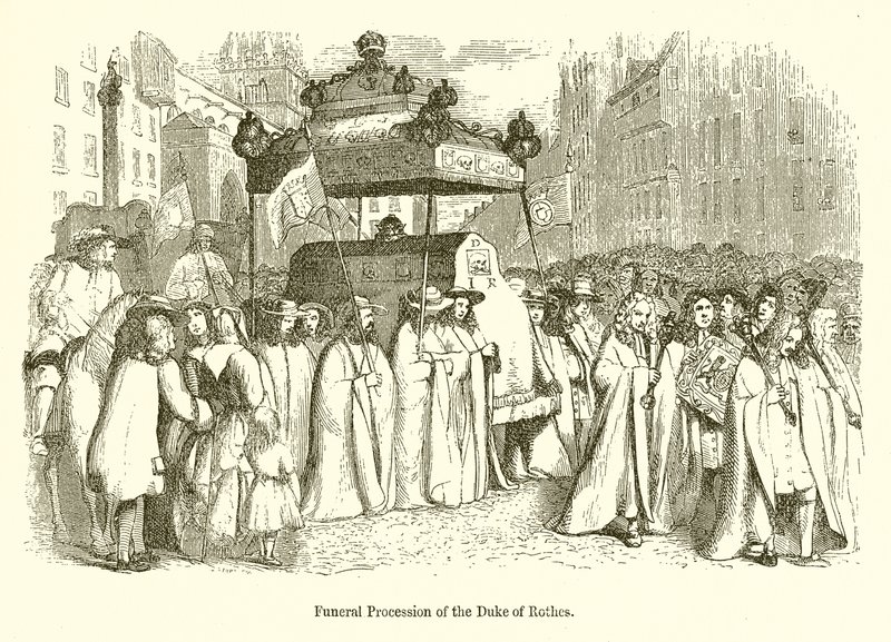 Processione funebre del Duca di Rothes da English School