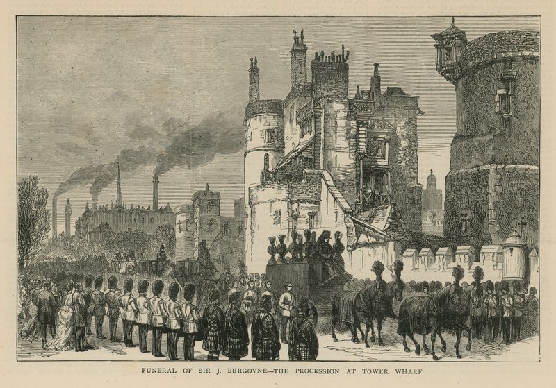 Funerale di Sir John Fox Burgoyne da English School