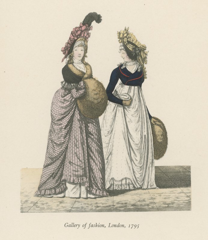 Galleria della Moda, Londra, 1795 da English School