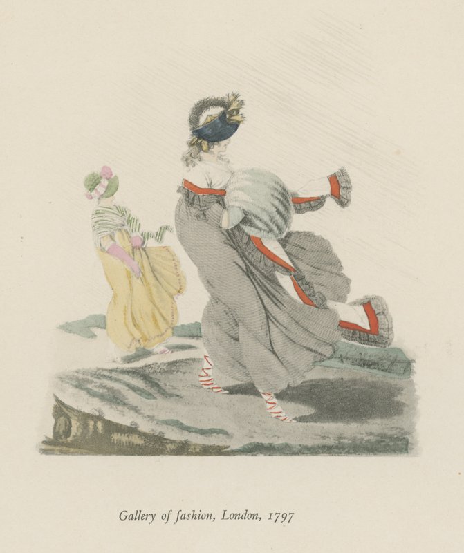 Gallery of Fashion, Londra, 1797 da English School